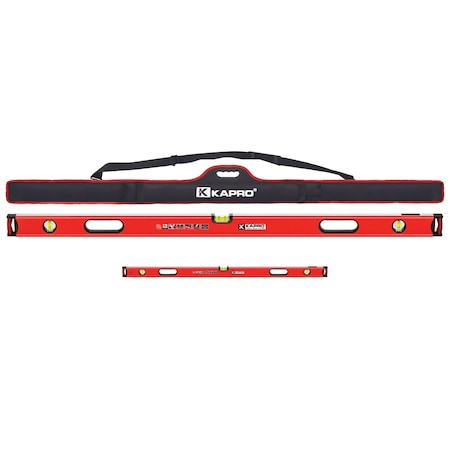 Kapro Tools Kapro Level Set 78in & 32in Apollo Magnetic Box Level Jamb Set w/Bag 985BM-X-JMB
